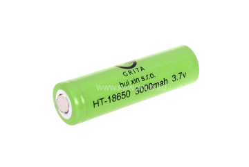 Baterie reîncărcabilă Grita HT-18650 (3000 mAh, 3,7 V, Li-ion) verde - 1 buc